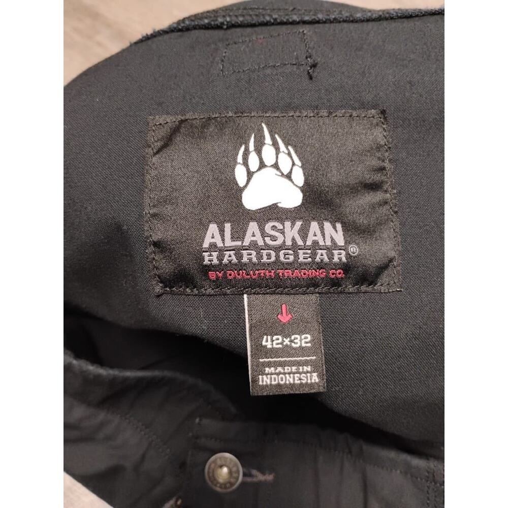 Alaskan Hardgear Mens Cargo Jeans black Stretch Zip Pocket Hiking Camping 42x32 - Picture 11 of 13